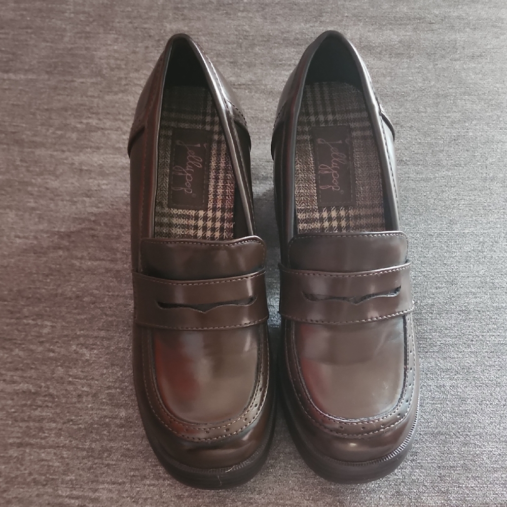 Jellypop Dark Brown Loafers for Women